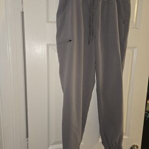 Jaanuu Gray Joggers with Side Zippers